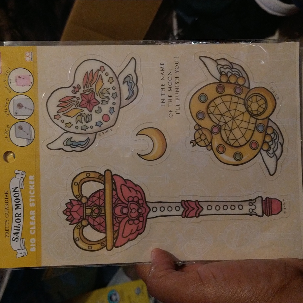 Sailor Moon Big Clear Stickers